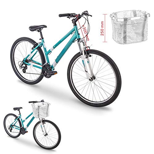XUNXING Bike Front Baskets for Women, Small Pet Cat Dog Carrier Bicycle Handlebar Front Basket Folding Detachable… - Image 3