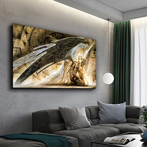 Haxxx Luis Royo Fallen Angel Iv Abstract Fantasy Poster Decorative Painting Canvas Wall Art Living Room Posters Bedroom Painting 24X36Inch(60X90Cm) #TOP4