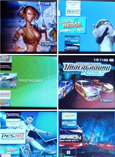 Psp 3006 Red Color with 46 Games