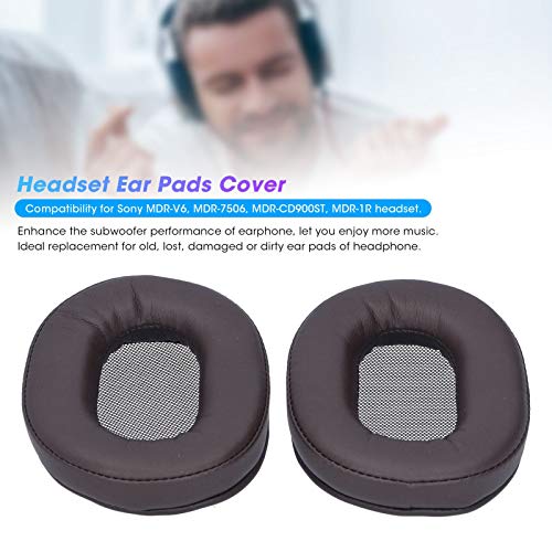 Almofadas auriculares de espuma macias com material de esponja para substituição de almofadas auricu
