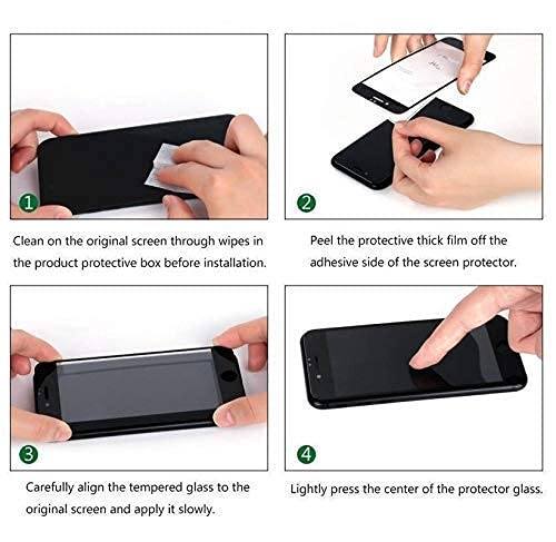 Image of SPAZY CASE Premium 6D Tempered Glass (Black) - 9H Full Glue Full HD, Anti Scratch Screen Guard for Samsung Galaxy A22 / Galaxy F22