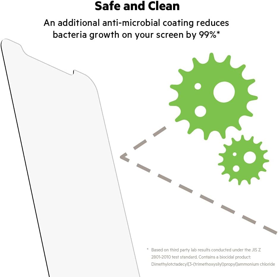 🛒 Flаѕh Sаlе Belkin iPhone 12 Pro, iPhone 12 Screen Protector UltraGlass Anti-Microbial Treated, Ultimate Protection clear (OVA037zz) Blасk Frіdау - 60% оƒƒ Belkin iPhone 12 Pro, iPhone 12 Screen Protector UltraGlass Anti-Microbial Treated, Ultimate Protection clear (OVA037zz)