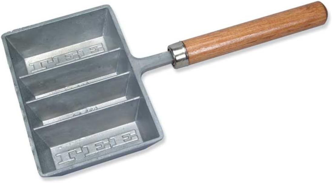 Lee Ingot Mold Makes Two Each 1/2-pound and one-Pound Lead ingots