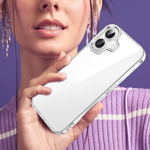 Image of KACA Clear Back Cover Case for Samsung Galaxy A06 5G |Case for Samsung Galaxy A06 5G|Shockproof Bumper TPU Protective Design- Transparent