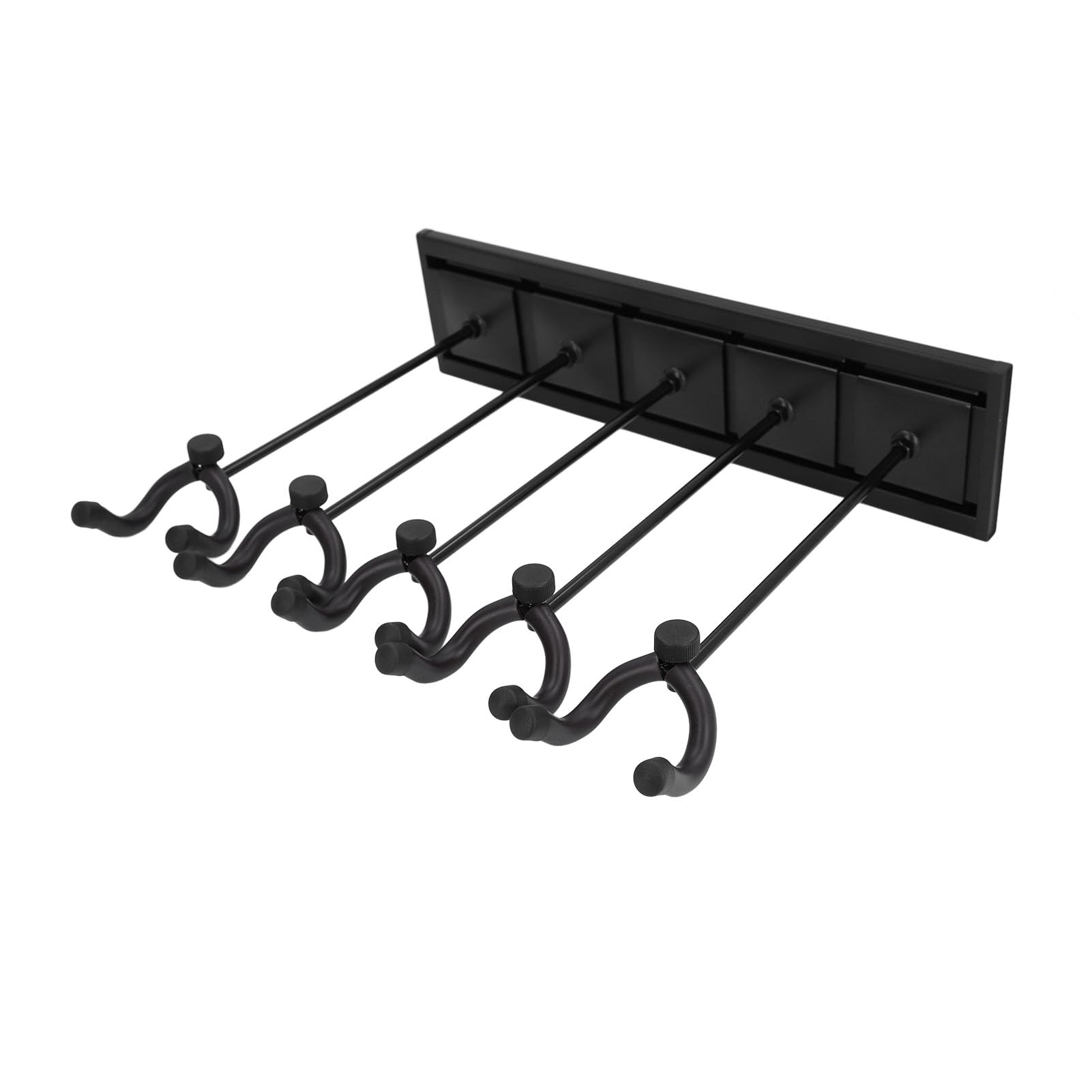 Supporto da Parete per Chitarra, Gancio Girevole in Acciaio Resistente, per Basso, Violino, Mandolino, Materiali di Alta qualità per Negozi di Chitarre, Camere da Letto (Nero)