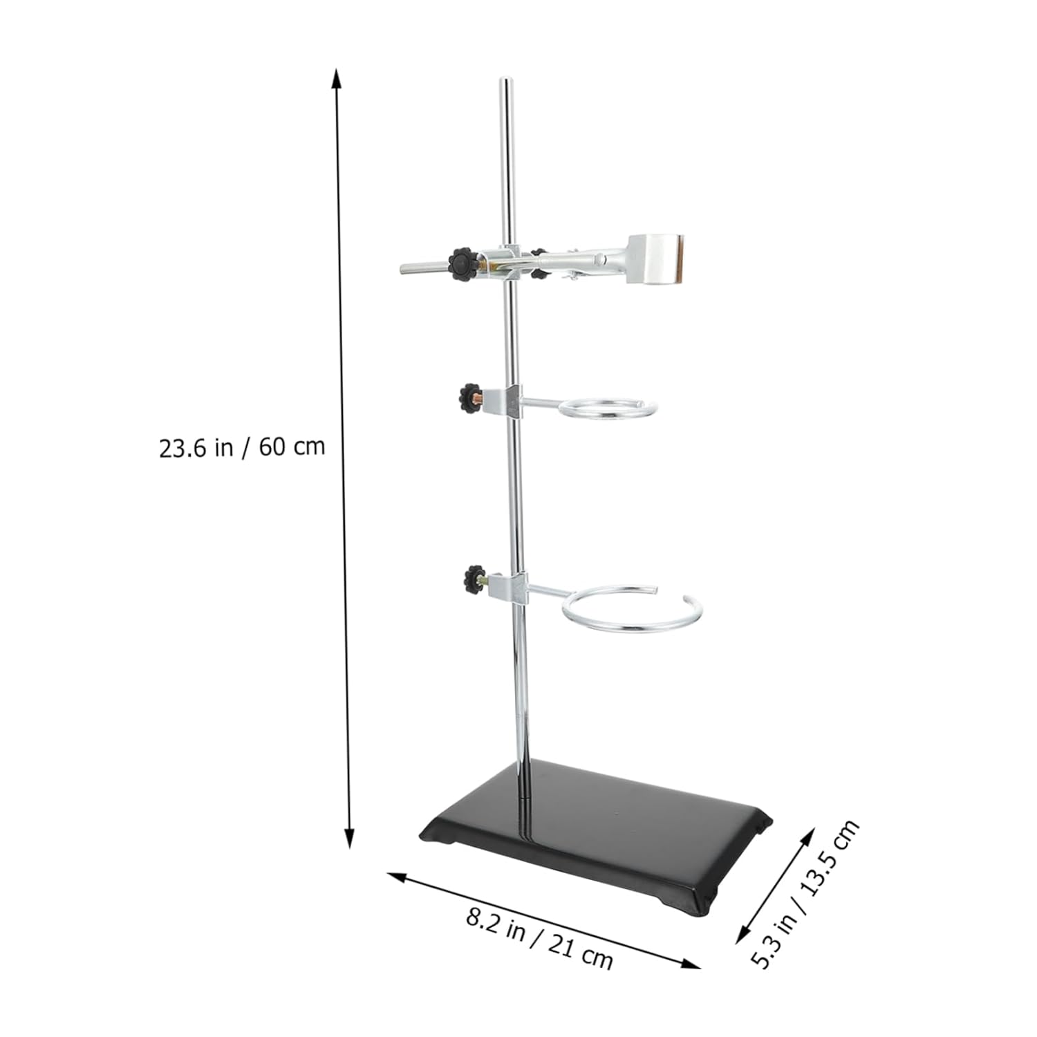 OUNONA Retort Stand Kit Chemistry Glassware Laboratory Stand Metal Rack Lab Equipment