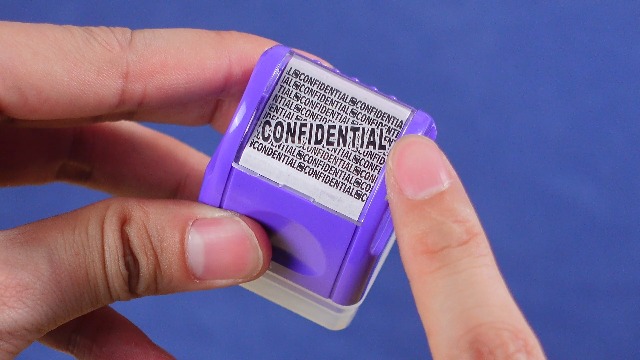 Amazon.com: Nezyo 2 Pack Identity Protection Roller Stamp 4 Pack