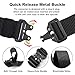 DOOPAI Tactical Belt for Men, Black Military Nylon Web with Quick Release Heavy Duty Buckle, Ideal for Work, Hiking, and Army