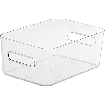 SmartStore 10890 Compact Box Medium White, Stainless Steel, White, One Size
