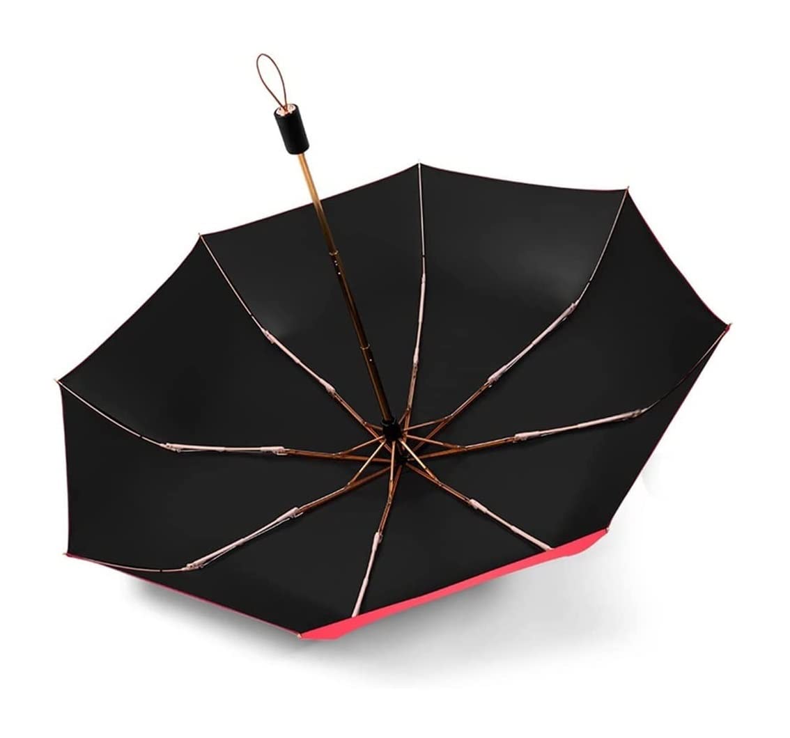 XYNSNDB Paraguas para Lluvia, Paraguas para Mujer, sombrilla Plegable, Paraguas Plegable portátil, sombrilla Femenina, Paraguas a Prueba de Viento