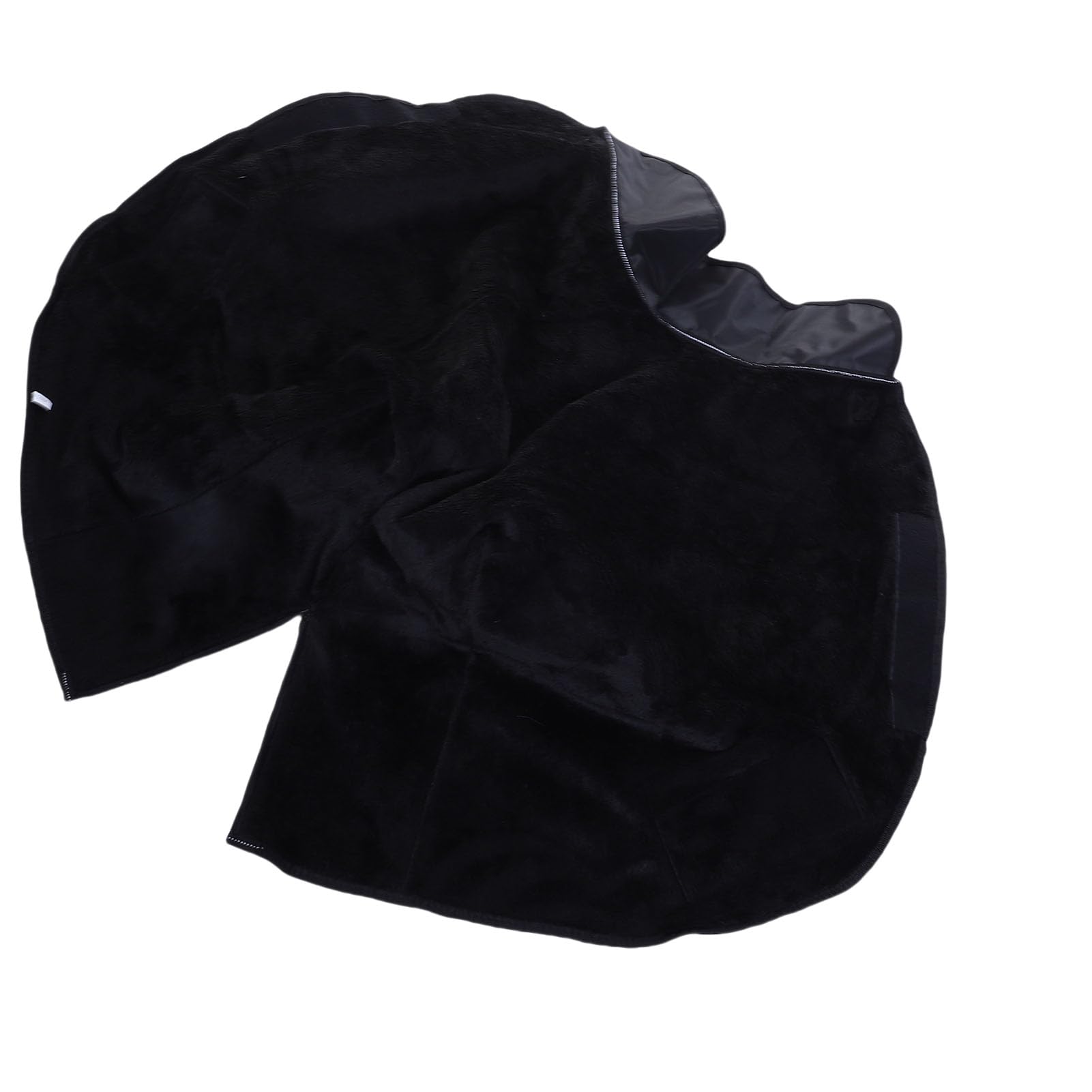 Tissting Coperta Antivento per Moto, Foderata in Pile, Impermeabile, Nero - per Scooter e Moto a Telaio Curvo, Copre Gambe e Ginocchia, Ideale per Inverno, Unisex (Taglia Unica)