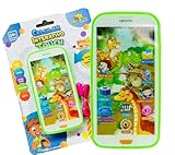 Celular interativo touch infantil brinquedo luz som art brink (verde)