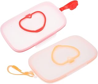 JOINPAYA 2pcs Boxes Love Wet Tissue Box Baby Stroller Hanging Wipes Box Travel Wipes Pouch Baby Wipe Holder Travel Wipes Case Box of Wipes for Babies Travel Baby Wipes Case Wipe Cases Car