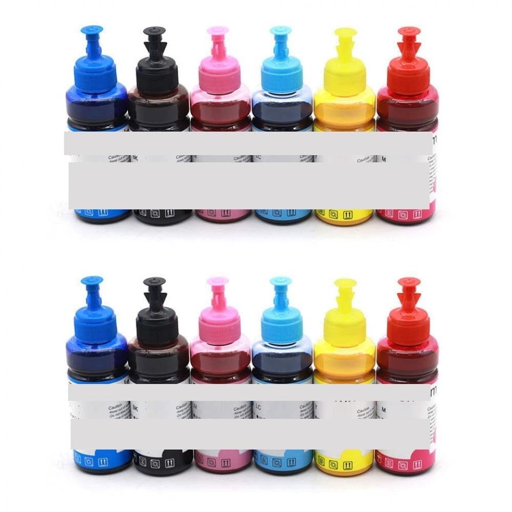 Tinta de Transferencia de Calor de 100ML Compatible con Varias impresoras para sublimación ET-2760 ET-2750 ET-15000 ET-4700 ET-3760 WF-7710 WF-7720 WF-7210(2set)