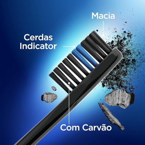 Oral-B Escova de Dente Indicador Black Charcoal 7 Unidades