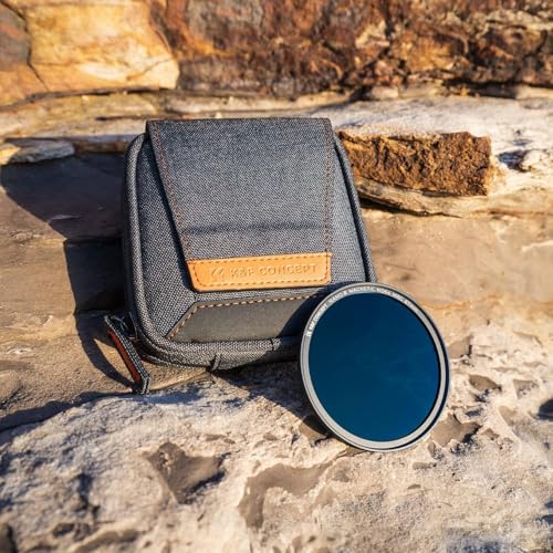 K&F CONCEPT 4 Stück Taschen für Kamera Filter 4-in-1 Filter-Taschen 4Pcs Objektivfilter Tasche Bis zu 95 mm