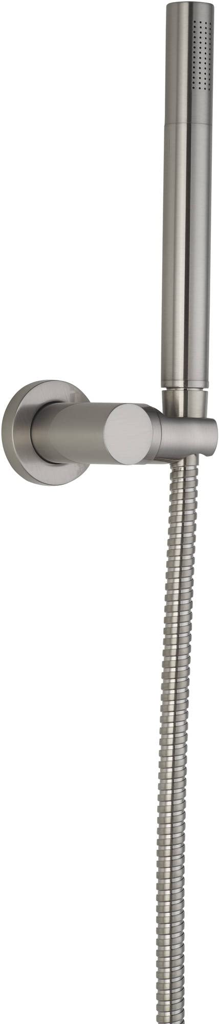 Ben MSL Duschschlauch - Flexibler Brauseschlauch - Edelstahloptik - Luxuriöses Aussehen - Nickel Gebürstet - 125 cm - Duscharmatur - Dusche - Schlauch