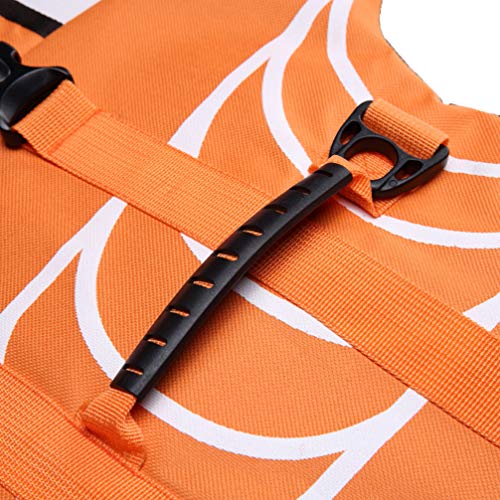 ibasenice Colete Salva- Vidas Cão- Cão Ajustável Maiô Verão Respirável Colete Salva- Vidas Natação D