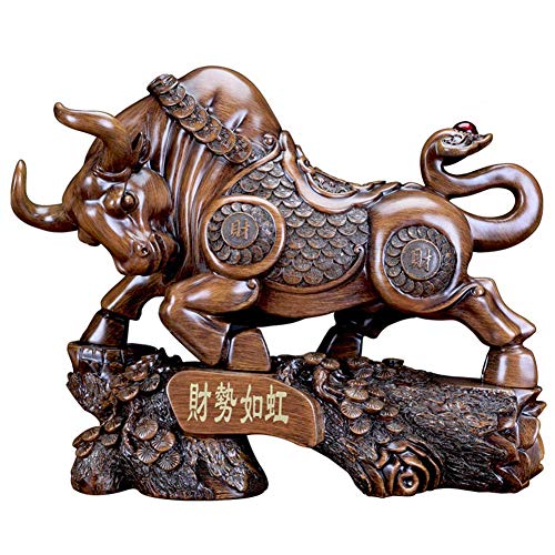 Décoration d'intérieur Feng Shui : statue taureau contre le manque d'énergie