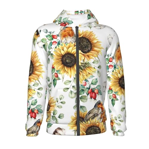 Sushi Kid Hoodies Boys Zip Up Sweatshirts Girls Pullover with Pocket2