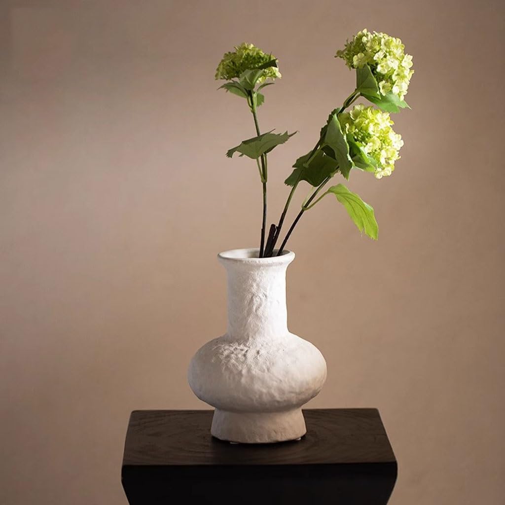 Blumenvase Einfaches Zen-Blumenarrangement, Trockenblumen, Blumengefäß Aus Keramik, Vasen-Ornamente for Die Arbeitsplatte Im Wohnzimmer Wohndeko