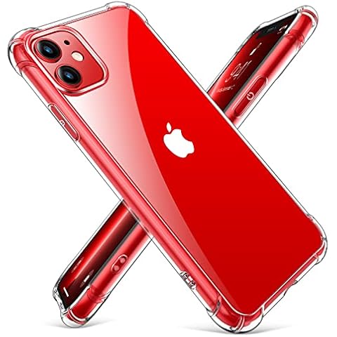 CANSHN Clear Designed for iPhone 11 Case [Military Drop Protection] [Not Yellowing] Shockproof Protective Phone Case with Soft TPU Bumpers, Slim Thin Case for iPhone 11 - Clear Cover