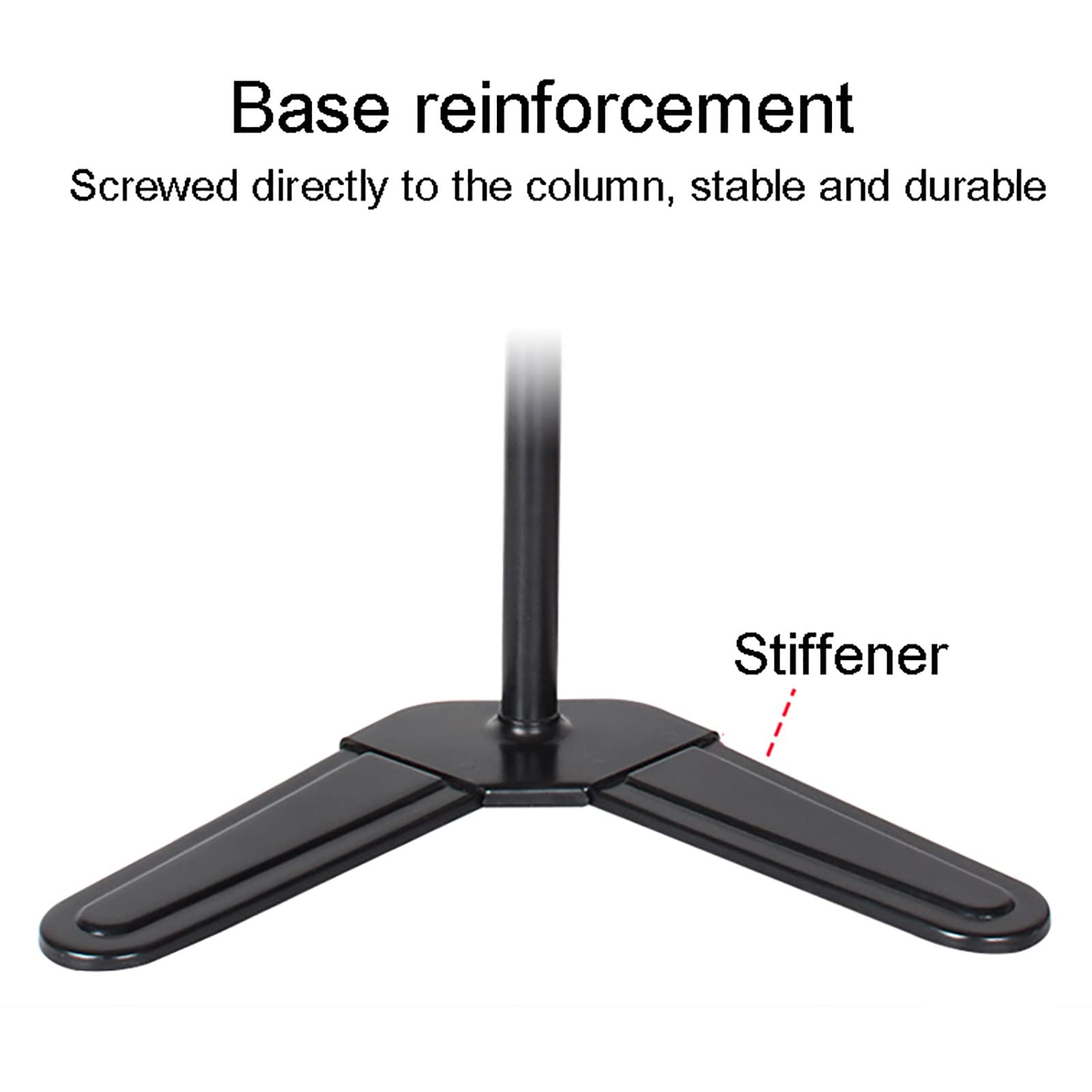 Supporto Per Doppio Monitor, Supporto Da Tavolo Per Tv Autoportante Completamente Regolabile, Adatto A 2 Schermi Fino A 32 Pollici, Base Da Tavolo Robusta E Completamente Regolabile Per Doppio Monito
