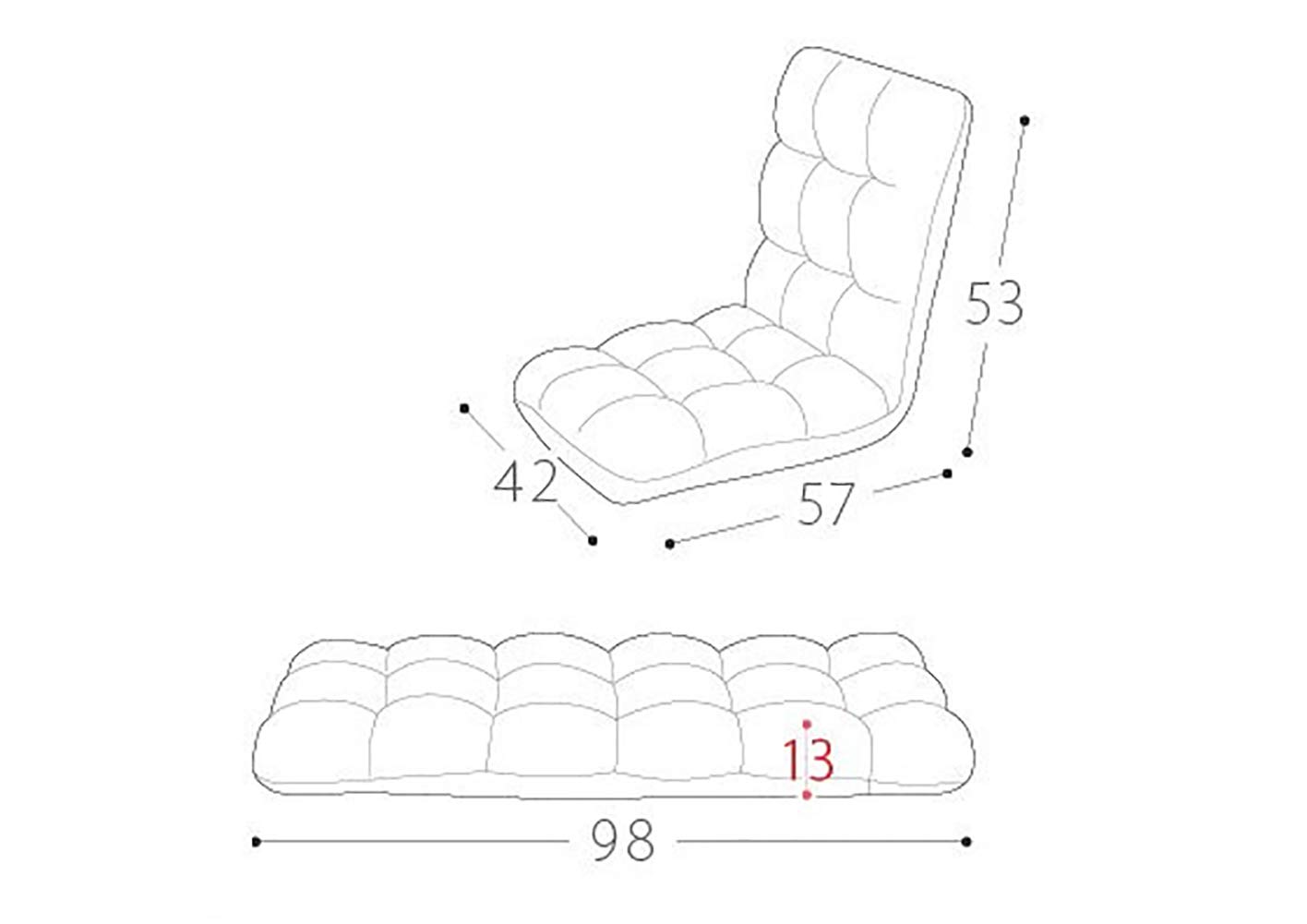 Czarne krzesło leniwieckie, mini krzesło składane w czasie wolnym, do biura, pojedyncza sofa outdoorowa, przenośne krzesło – Pearl Cotton Tube zielona trawa