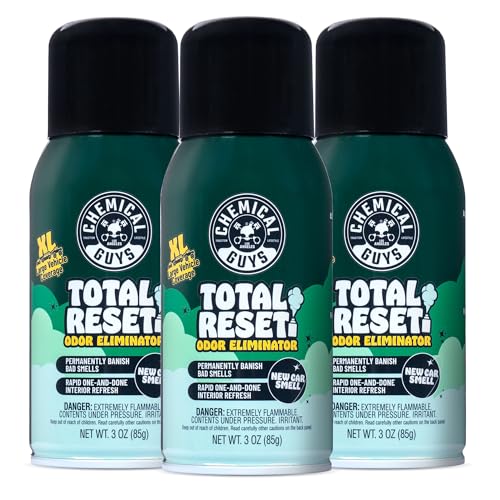 Chemical Guys Odor Eliminating Fogger 3 Pack – New Car Smell, 3 Oz Each –...