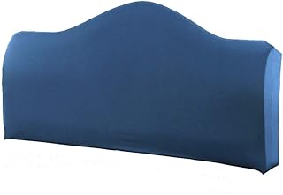 Copri Testata Letto Copertura per Testiera per Letto, Fodera Elastica Protezione, Coprire Antipolvere in Cotone Europeo Cover all-Inclusive Soft Cover per Decorazione Camera Letto,Darkblue-220X70CM