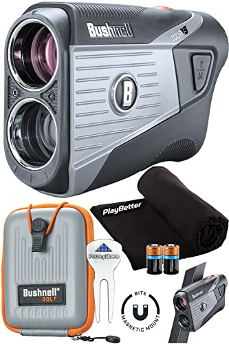 Bushnell Tour V5 (Standard) Golf Laser Rangefinder Patriot Pack...