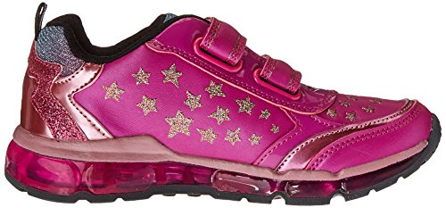 Geox J Android Girl 7 Sneaker – Light-Up Velcro Kids Shoes With Breathable Rubber Sole - View #12