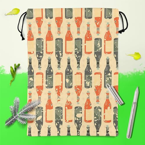 Image of ArtzFolio Wine | Reusable Sack Bag | Bag for Gym, Storage, Vegetable & Travel