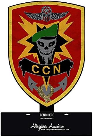 Command and Control North MACVSOG Vietnam Table Top Sign