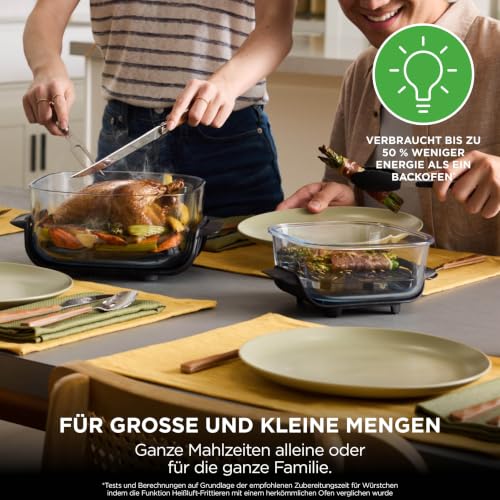 Ninja CRISPi tragbare Heißluftfritteuse, 3,8 l, 4-in-1, 1700 W, Stone Gold – Ansicht 7