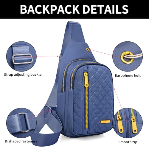 Image of Aisijimo Small Sling Bag For Women Men Casual Crossbody Sling Backpack | Small