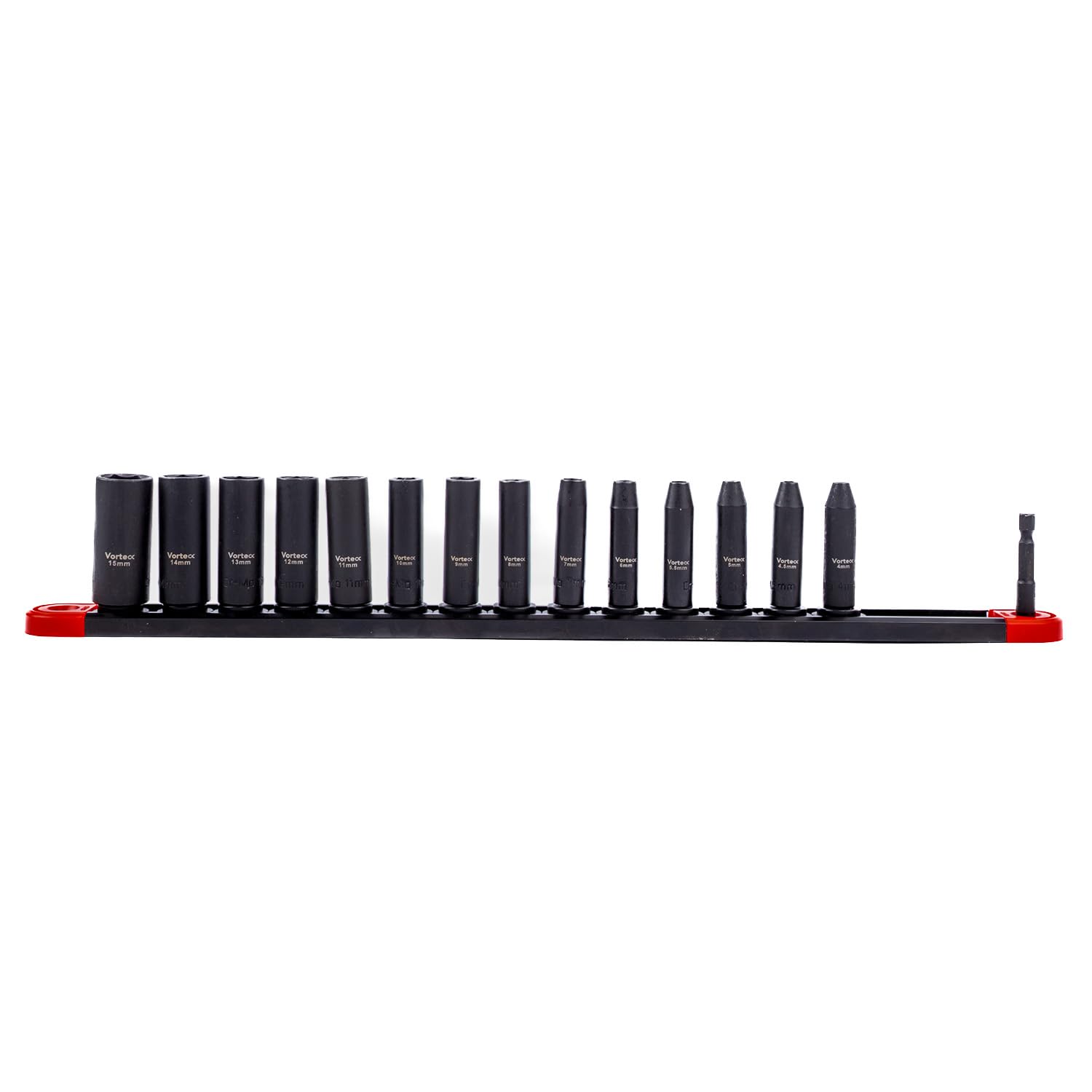 Douilles à chocs en acier CR-MO C.K Tools T4665 avec support magnétique en aluminium robuste