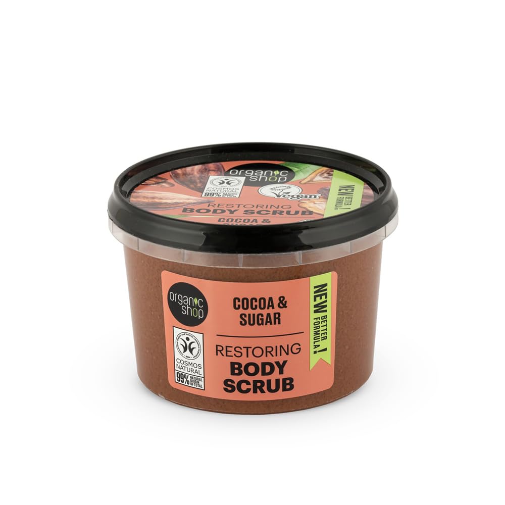 Organic Shop250ml Body Scrub Restoring Cocoa & Sugar