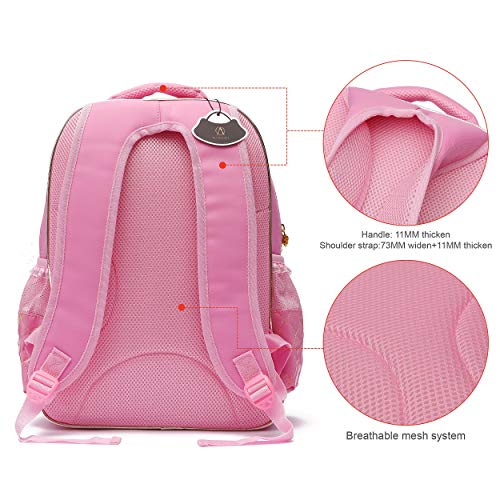 image for AO ALI VICTORY Backpack for Girls, Waterproof Kids Backpacks School Ba