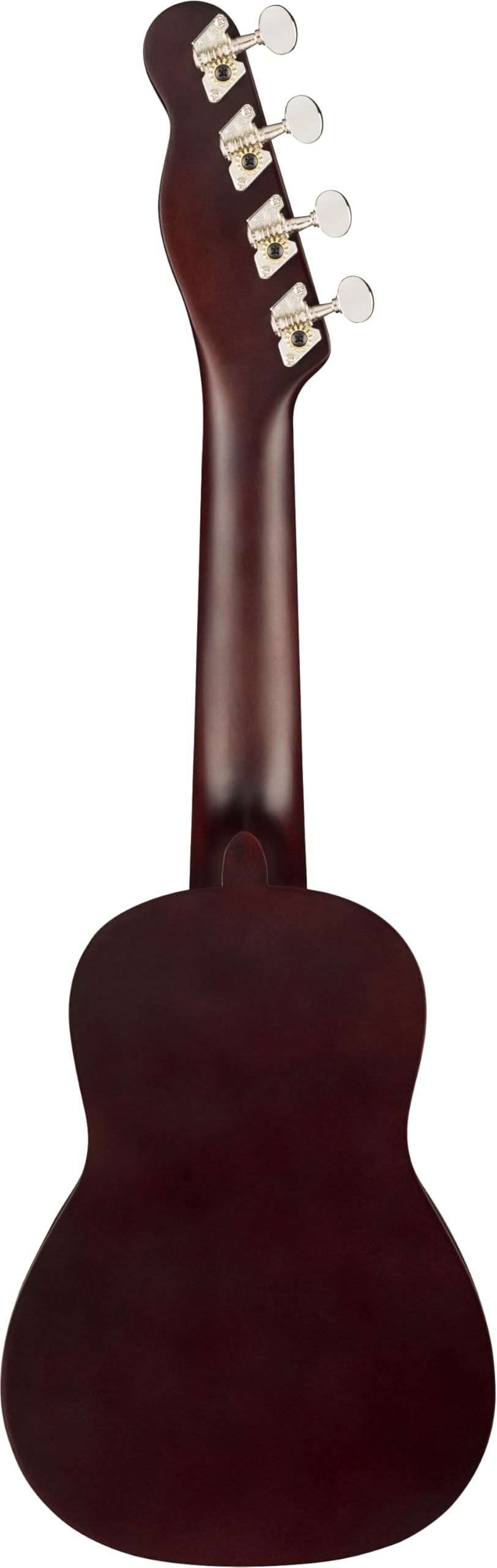 Fender California Coast Venice Ukulele Soprano, Sunburst a 2 Colori, Tastiera in Noce, Manico Slim C, Ponte Senza Nodi, Paletta Tele a 4-in-Linea