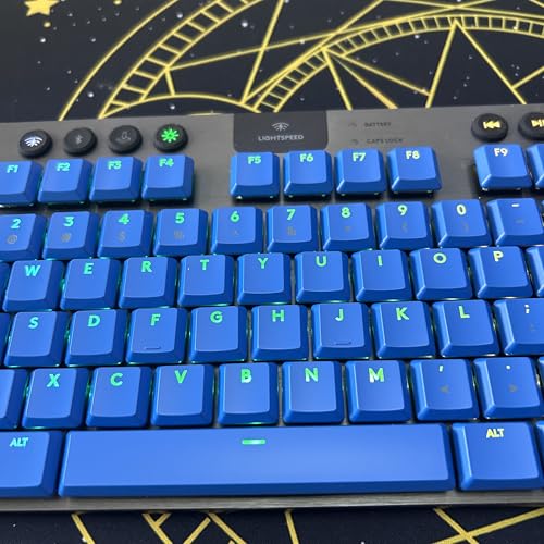 Keycaps Logitech de rechange bleu pour claviers G915 et G813TKL