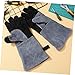 VOSAREA 1Pair Welding Gloves for Men High Temp Resistant Grilling Fireplace Hand Protectors Extended Wrist Protection Reinforced Stitching Enhanced Grip for Precise Tool Control