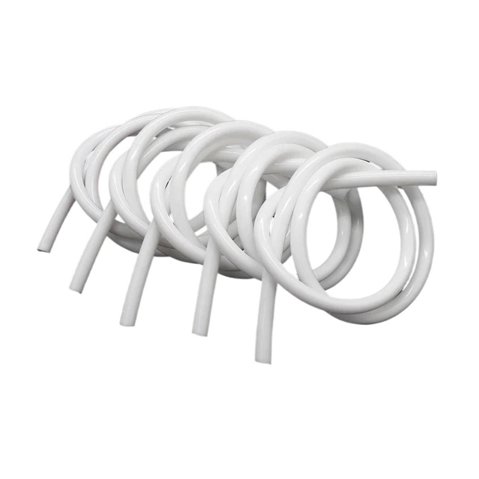 Silicone Rubber Hose - Flexible Tube for Plumbing ID 0.5 to 25 mm High Temperature Resistance(5 Meters,1x2mm)
