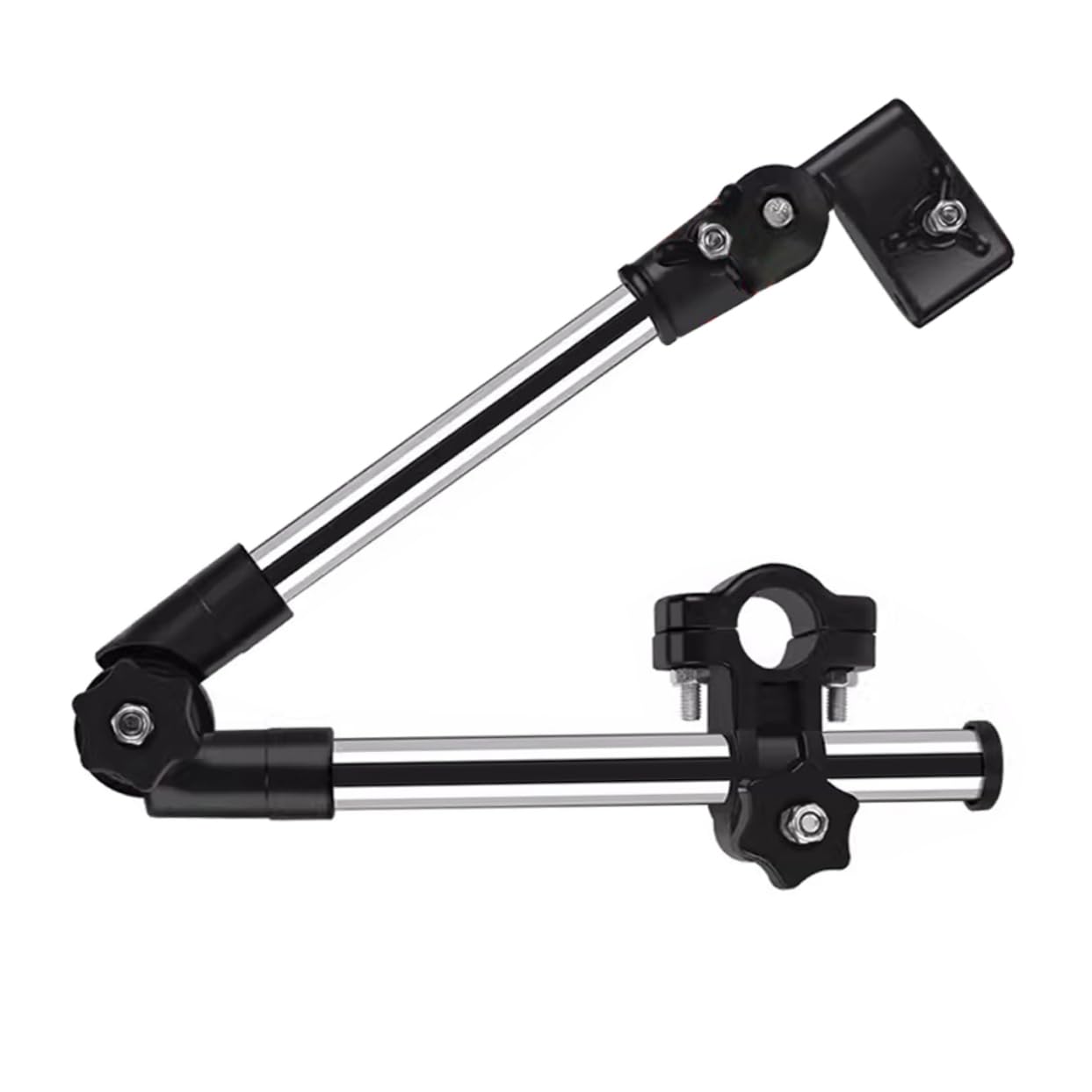 HAPINARY Bicycle Umbrella Mount Wheelchair Parasol Stand Practical Comfortable Black Uv Protection