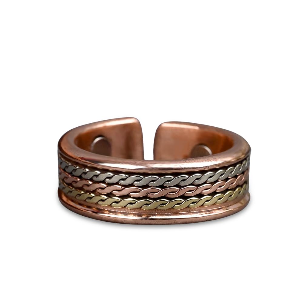 Rudra Centre Adjustable Pure Solid Copper Ring For Unisex Adult (B0CVSG16LW) Amazon Price History, Amazon Price Tracker