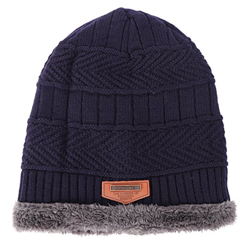 Image of iSWEVEN Fashionable Woolen Beanie Cap for Men- (4014, Free Size)