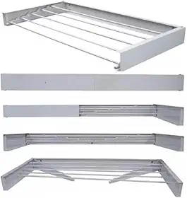 Varal Magico 100 cm de Parede Retrátil