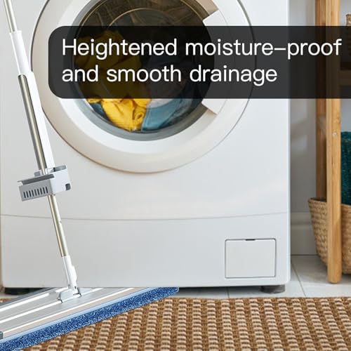 Image of Anti-Vibration Washing Machine Pads with Silicone Suction Cups, Noise Reduction Feet for Washers, Dryers Set of 4, Universal Fit, Protects Floors and Reduces Shaking