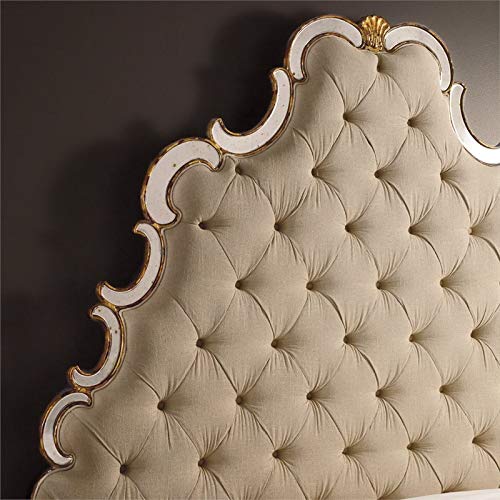 Hooker Furniture Bedroom Sanctuary Fabric Tufted California King Bed In Bling #TOP3