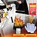 Macarrie 40''x 40'' Fire Blanket Emergency with Hooks and Gloves Fire Suppression Blanket Fiberglass Safety Fireproof Blanket Survival for Kitchen Home Camping Picnic Warehouse Car(20 Pack)